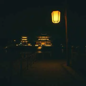 Kyoto Lantern Paths artwork